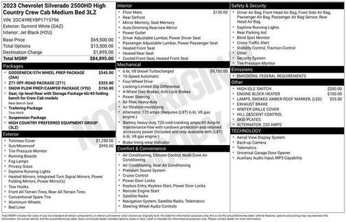 2023 Chevrolet Silverado 2500 High Country