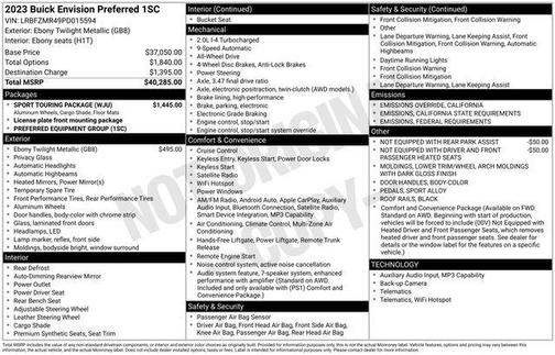 2023 Buick Envision Preferred AWD