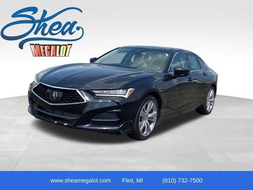 Black 2021 Acura TLX Technology