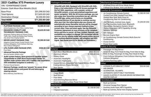 2021 Cadillac XT5 Premium Luxury