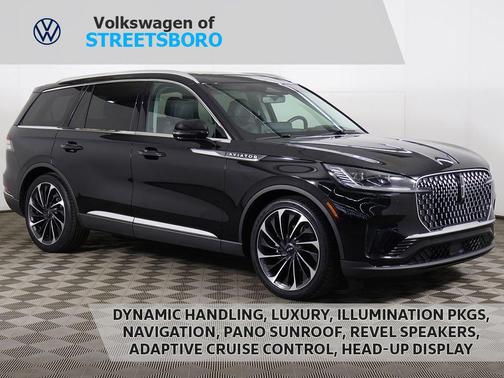 Infinite Black Metallic Clearcoat 2025 Lincoln Aviator Reserve AWD