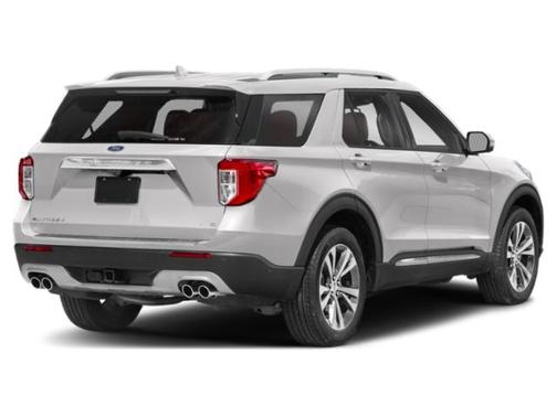 White Metallic 2021 Ford Explorer Platinum