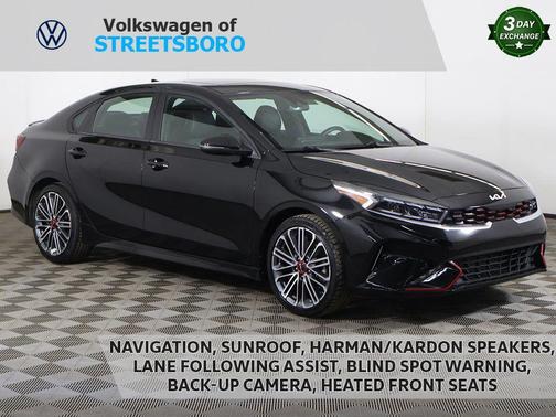 Aurora Black 2024 Kia Forte GT