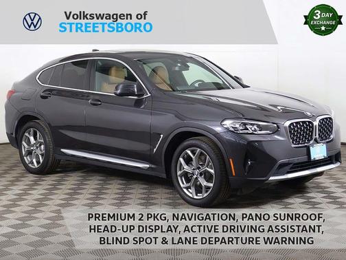 Dark Graphite Metallic 2022 BMW X4 xDrive30i