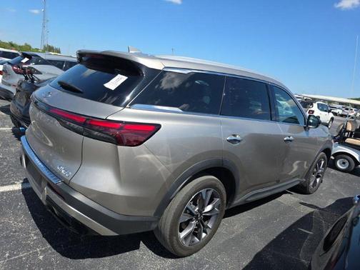 Warm Titanium 2023 INFINITI QX60 Luxe