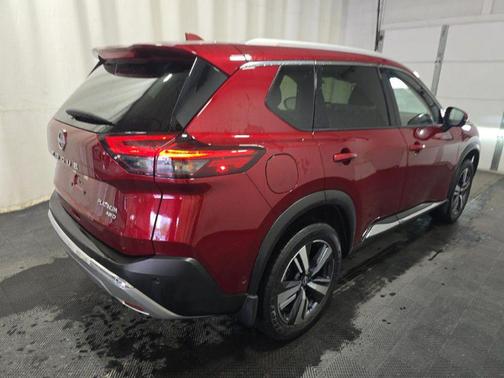 Red 2023 Nissan Rogue Platinum