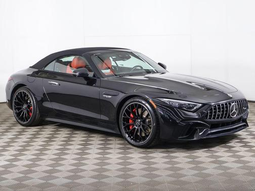 Obsidian Black Metallic 2022 Mercedes-Benz AMG SL 55 Base