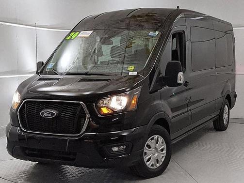 AGATE BLACK METALLIC 2024 Ford Transit-350 XLT