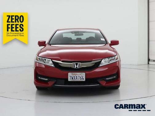 Red 2017 Honda Accord EX