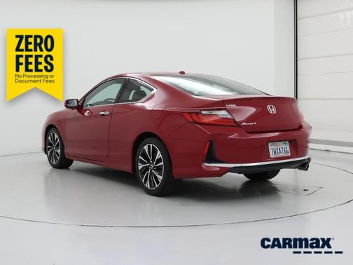 Red 2017 Honda Accord EX