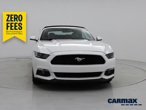 White 2017 Ford Mustang Ecoboost Premium