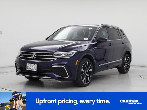 Blue 2022 Volkswagen Tiguan SEL R-Line