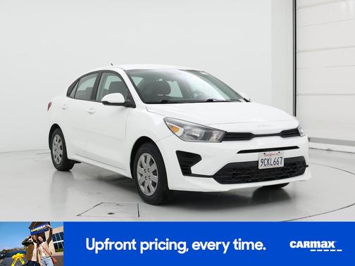 White 2022 Kia Rio S