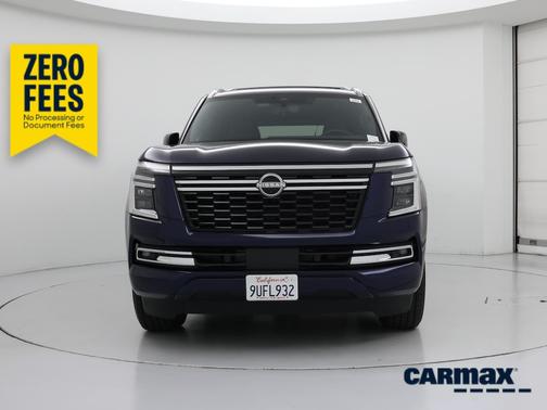 Blue 2025 Nissan Armada Platinum