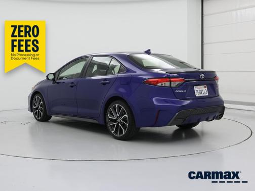 Blue 2020 Toyota Corolla XSE