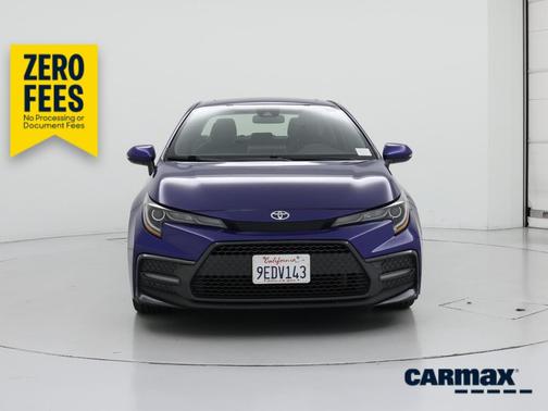 Blue 2020 Toyota Corolla XSE