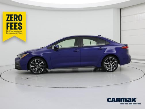 Blue 2020 Toyota Corolla XSE