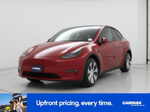 Red 2022 Tesla Model Y Long Range