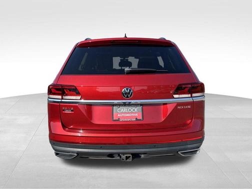 Aurora Red Metallic 2022 Volkswagen Atlas 3.6L SE w/Technology