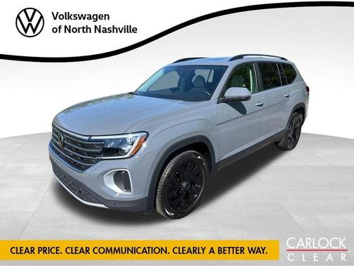 Pure Gray 2026 Volkswagen Atlas 2.0T SE W/TECHNOLOGY