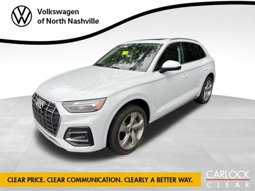 Glacier White Metallic 2021 Audi Q5 40 Premium Plus