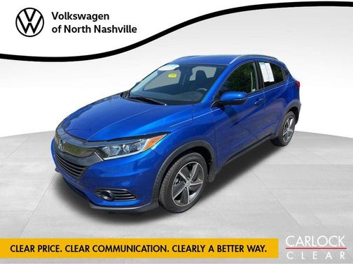 Aegean Blue Metallic 2022 Honda HR-V EX