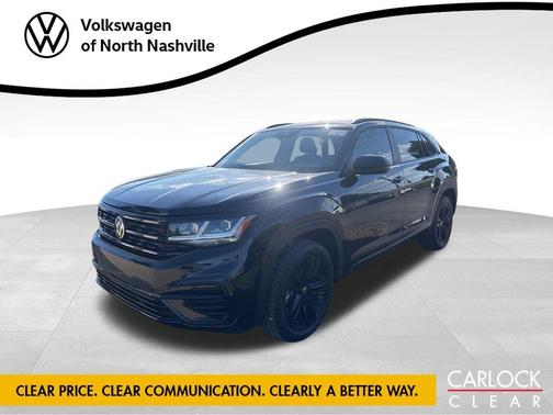 Deep Black Pearl Effect 2023 Volkswagen Atlas Cross Sport 3.6 V6 SEL R-Line Black