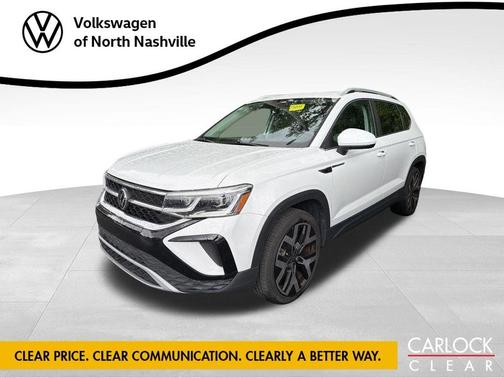 Pure White 2023 Volkswagen Taos 1.5T SEL