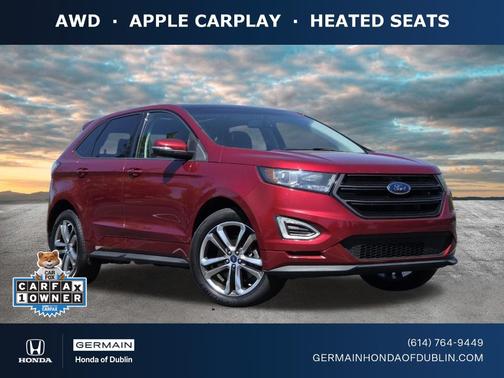 Ruby Red Metallic 2018 Ford Edge Sport SUV
