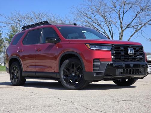 Radiant Red Metallic II 2026 Honda Pilot Black Edition