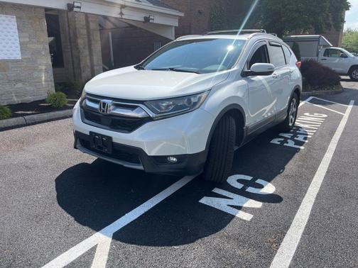Platinum White Pearl 2019 Honda CR-V EX