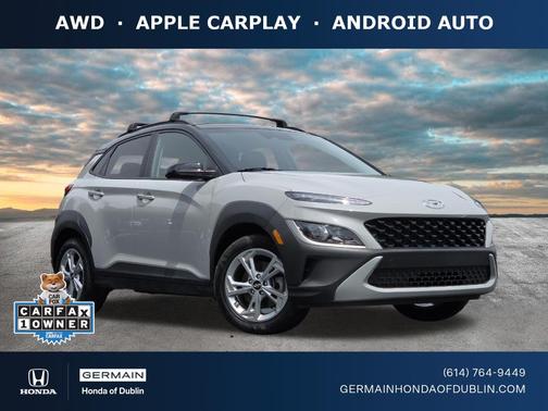Silver Black 2023 Hyundai KONA SEL