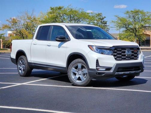 Platinum White Pearl 2025 Honda Ridgeline TrailSport