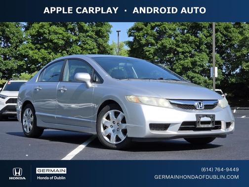 Alabaster Silver Metallic 2010 Honda Civic LX