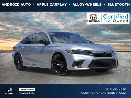 Lunar Silver Metallic 2023 Honda Civic Sport