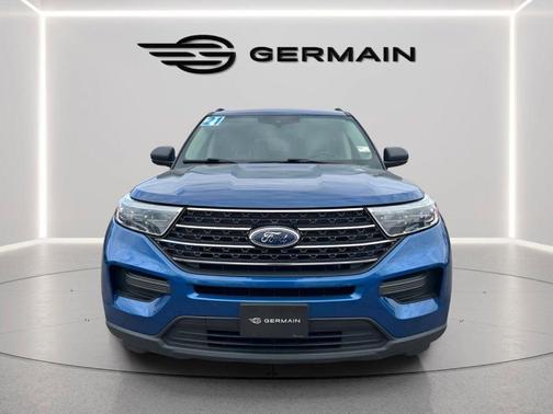 Blue Metallic 2021 Ford Explorer XLT