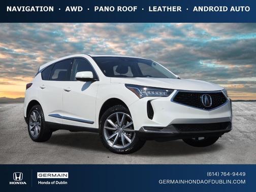 Platinum White Pearl 2023 Acura RDX Technology Package
