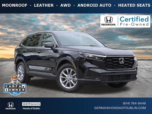 Crystal Black Pearl 2024 Honda CR-V EX-L