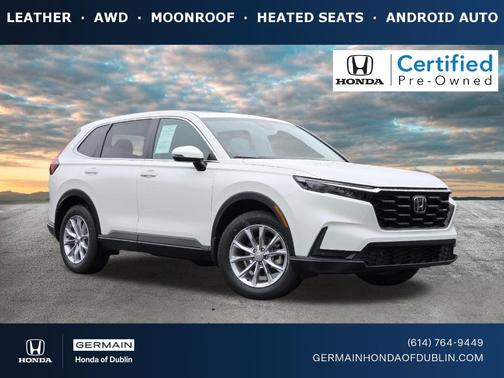 Platinum White Pearl 2024 Honda CR-V EX-L