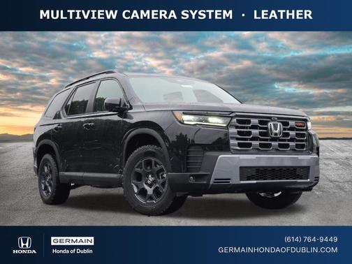 Crystal Black Pearl 2026 Honda Pilot TrailSport