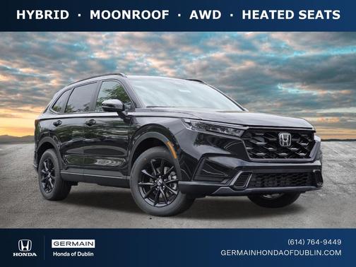Crystal Black Pearl 2026 Honda CR-V Hybrid Sport