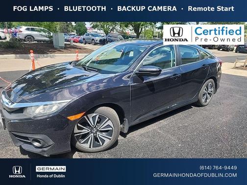 Burgundy Night Pearl 2017 Honda Civic EX-T
