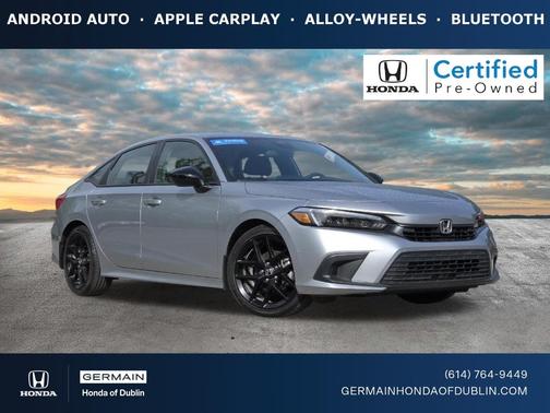 Lunar Silver Metallic 2023 Honda Civic Sport