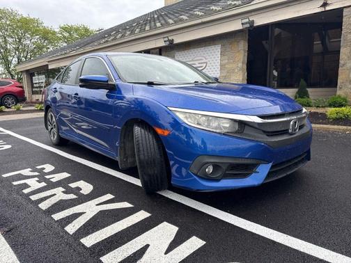 Aegean Blue Metallic 2017 Honda Civic EX-T
