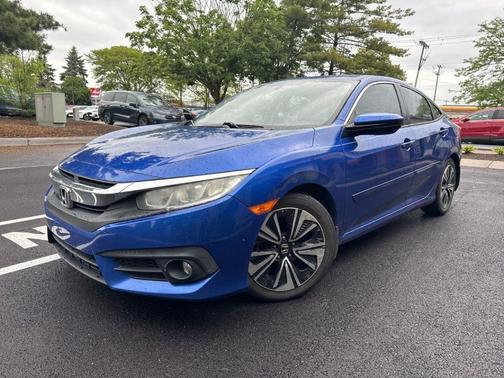 Aegean Blue Metallic 2017 Honda Civic EX-T