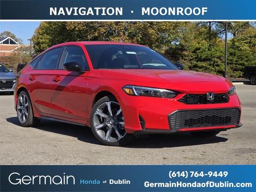 Rallye Red 2026 Honda Civic Hybrid Sport Touring