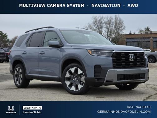 Sonic Gray Pearl 2026 Honda Pilot Elite