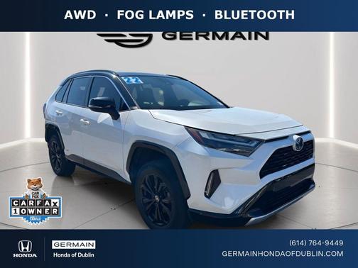 Midnight Black Metallic 2022 Toyota RAV4 Hybrid XSE