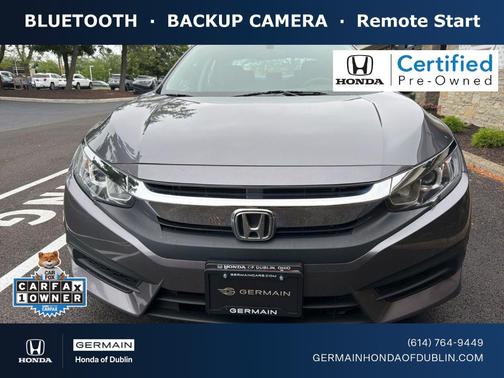 Crystal Black Pearl 2018 Honda Civic EX