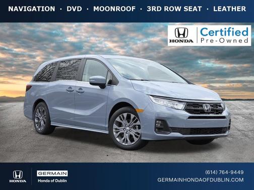 Sonic Gray Pearl 2025 Honda Odyssey Touring